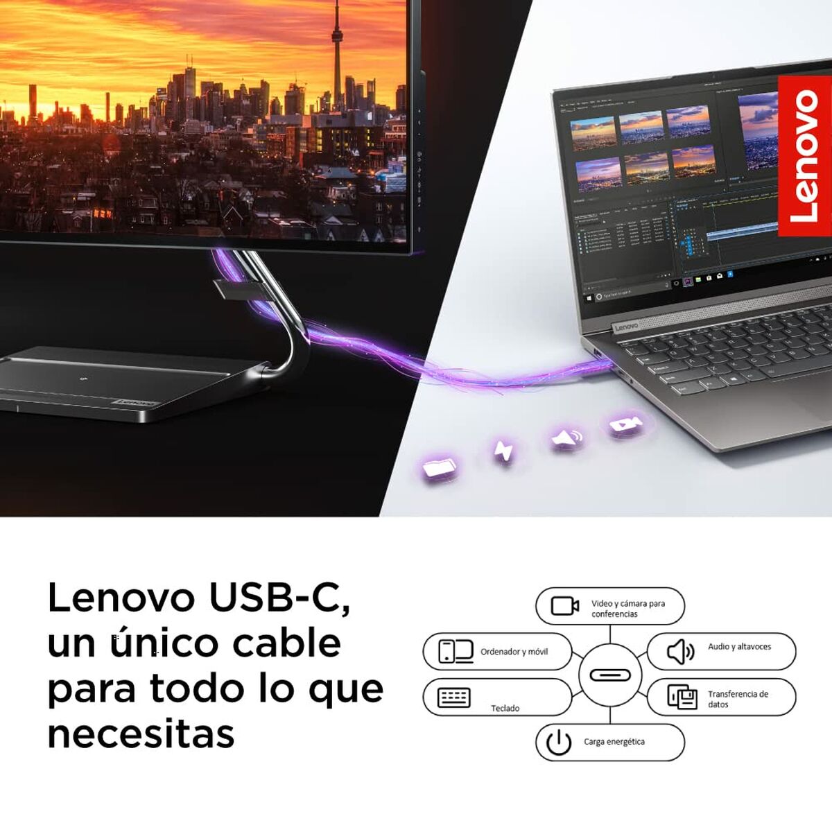 Monitor Lenovo Full HD 15,6"-28